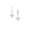 Dominique Cohen celestial opal and diamond earrings<br>with diamond huggie hoop earwire <span class='visuallyhidden'>Text, call 323-404-2959 for shopping help.</span>